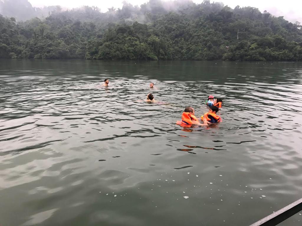 Ba Be Lake View Homestay An Ma Bagian luar foto